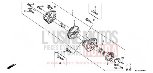 OIL PUMP CRF100FB de 2011